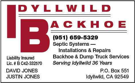 Idyllwild Backhoe