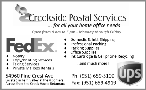 Creekside Postal Services