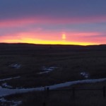 Sunrise greets Bruce on his birthday. Photos courtesy of Bruce Watts
