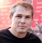 Street artist Shepard Fairey, November 26, 2011, at the installation of THE BLACK HILLS ARE NOT FOR SALE in Los Angeles.Photo by Fuzheado via Wikipedia.org