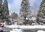 Panoramic photograph of Idyllwild Village from Village Center.                                 Photo by Bruce Watts