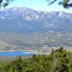 Lake Hemet and Marion Mountain seen from Thomas Mountain.                    Photo by Bruce Watts