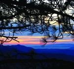 Watching the sun set from Idyllwild County Park. Photo by Bruce Watts