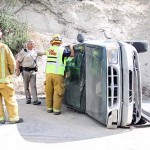 No injuries in SUV rollover