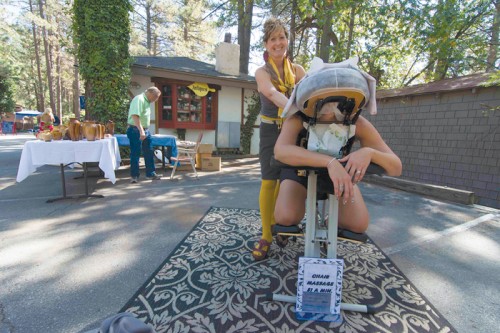 Nothing like a nice massage after a long day enjoying the Art Walk and Wine Tasting on Saturday.  Photo by John Pacheco
