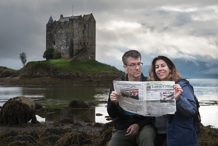 Friesens Tour Scotland and Find "Castle AAArrrghh!"