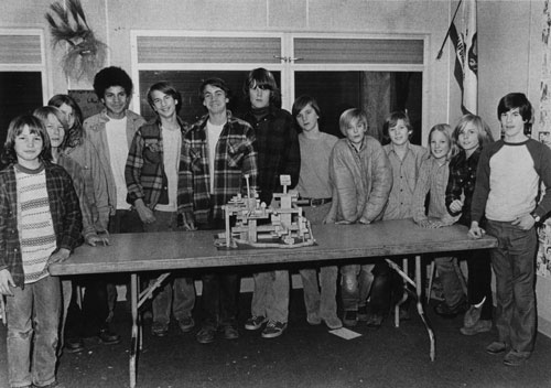 From the Jan. 17, 1975 edition: In the boys competition, the best model city was built by these  seventh graders: Brian Darisay, Dan Seeley, Peter Cooper, Russ Benson, David Kunkle, Scott Briggs, Kirk Allen, Brian Citrowski, Tim Olivas, Steve Layman, Leigh Hatfield, Phil Weverka and Mike Moerschbaecher.