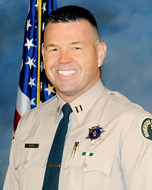 Capt. Ray Wood, new head of the Riverside County Sheriff’s Hemet Station. Photo courtesy Capt. Ray Wood