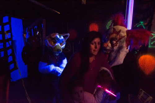 Visitors get spooked during the 2014 Halloween Ghost Town. Photo by John Pacheco, File PHoto