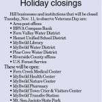 Holiday Closings