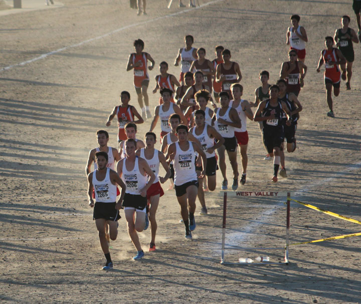 Cross-country runners from six high schools competed in last week’s Mountain Pass League Cross-Country finals. Hemet High School’s varsity team was second.