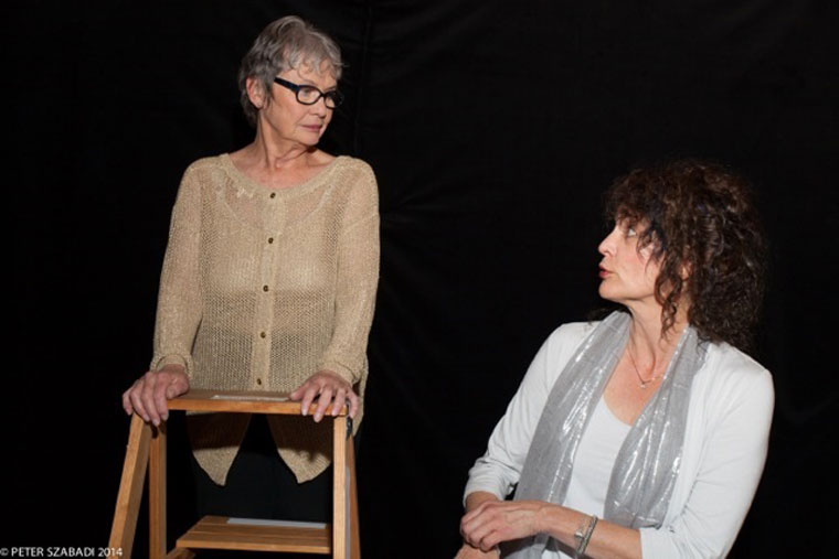 Michèle Marsh (left) and Susan Hegarty are two of several members of the Isis Theatre Company’s troupe of talented actors performing “A Wilde Holiday: The Star Child and other tales by Oscar Wilde” on Dec. 13. Photo by Peter Szabadi