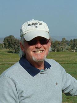 Robert Priefer, winner of Idyllwild’s Palms to Pines Golf Association’s January golf tournament. Photo courtesy of James Crandall 