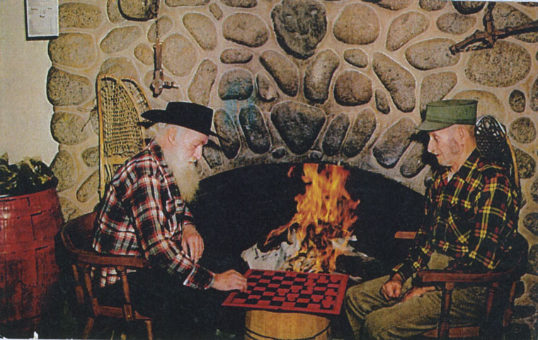 Val Samuelson and Alfred “Zoobie” Zarubica in the 1950s at the Fern Valley Market (now Creekstone Inn.) Photo courtesy Sue Zeigler