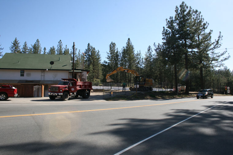 The Mountain Center gas station, expected to open soon. Photo by Marshall Smith 