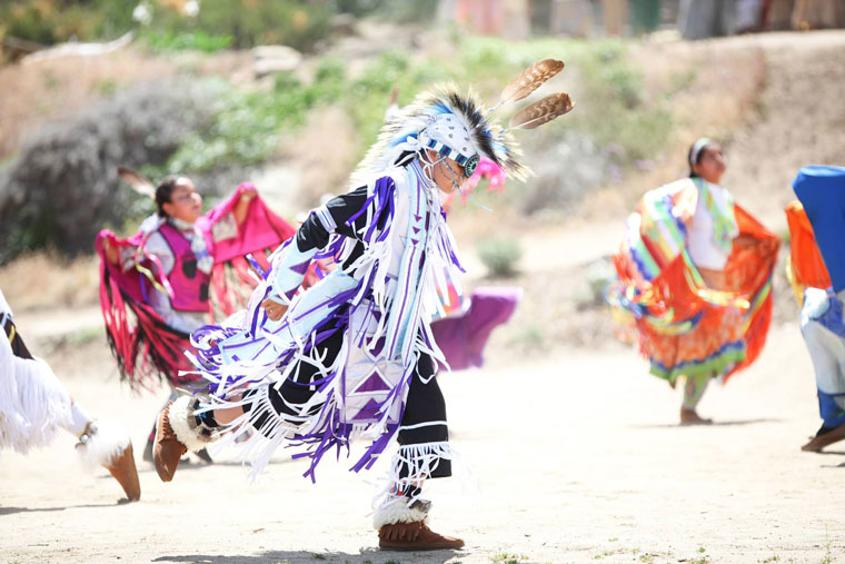 Native Americans, including these dancers, are a vital part of “Ramona.” Photo courtesy Stephen Savage