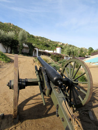 A 3,000-pound period cannon will be part of this year’s “Ramona Pageant” starting April 18. Photo courtesy Stephen Savage