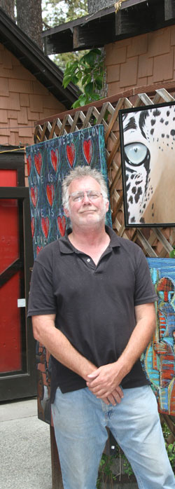 Gerry High, Working Artist Tour coordinator. Photo by Marshall Smith 