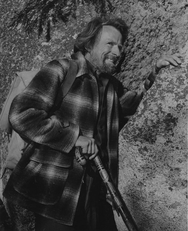 Eiler Larsen, the Laguna Greeter, when he lived in Idyllwild in the 1960s. Larsen died in 1975. File Photo/Val Samuelson