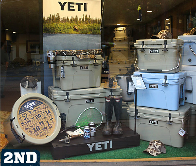 Idyllwild Heating & Cooling was awarded second place in the 2015 YETI coolers Dealer Display contest — second in the nation and first in California. More than 2,000 entries were submitted from throughout the country, according to Steve Holldber, owner of Idyllwild Heating and Cooling. “This was a huge deal,” he said proudly. He only began selling YETI coolers two years ago. “I sell a lot of YETI merchandise,” he added, including four coolers this past weekend. The contest judges said the display had a “[t]houghtful attention to detail and best-in-class merchandising.” Photo courtesy Amanda Allen, park interpreter 
