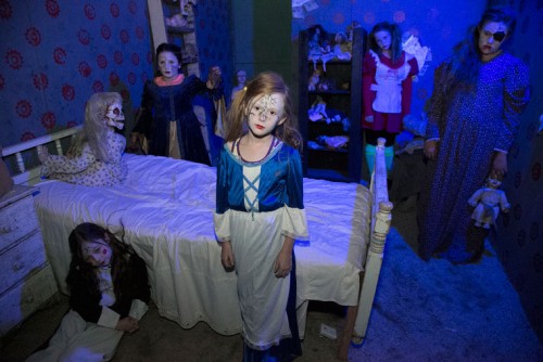 “Doll House” was one of the rooms at the Annual Ghost Town at Town Hall that opened this weekend. Be ready for some scares and thrills, all for fun during this Halloween month.Photos by Jenny Kirchner