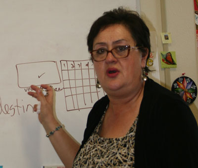 Dr. Mary Aebischer is the new Spanish teacher at Idyllwild Arts Academy.Photo by Marshall Smith 