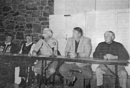 Nine months following this January 2000 panel discussion, which included (from left) Mary Sigworth, Mary Arnaiz, Pat Boss, George Kretsinger, and Keith Froehlich, the Idyllwild Area Historical Society was established. File photo