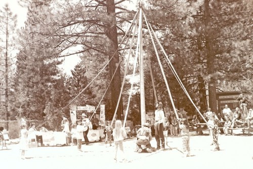 The Earth Fair of 1991 included a Maypole dance, which kept kids busy during the event. This year’s event has been cancelled, but organizers hope for its return in 2016.File photo