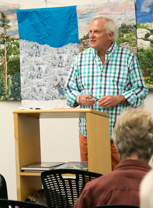 “The American Broadway Musical: A History in Four Acts,” started Thursday at the Idyllwild Library. Randall Hatch presented the history and interest in Broadway musicals. The event continues three more Thursdays from 1 to 3 p.m.Photo by Jenny Kirchner 