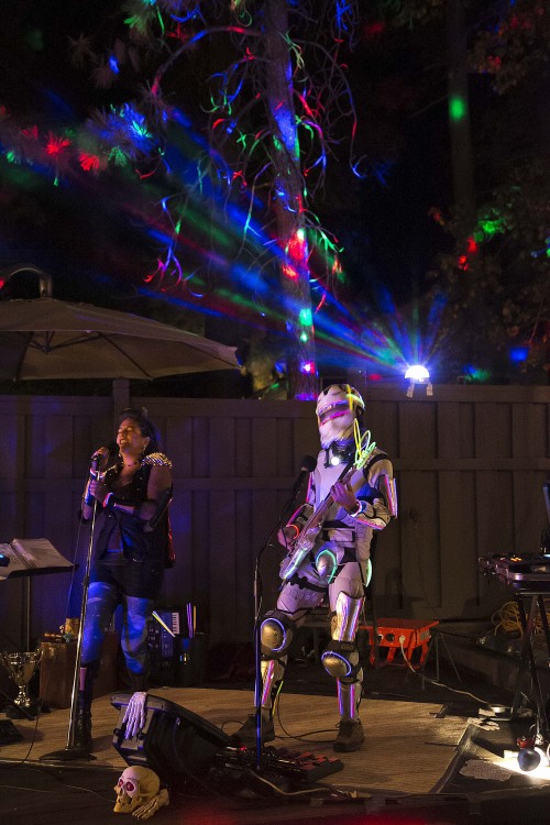 Pentagrams&Daisies rocked out at Ferro during its Outer Space Cantina Party Halloween night. Photo by Jenny Kirchner 