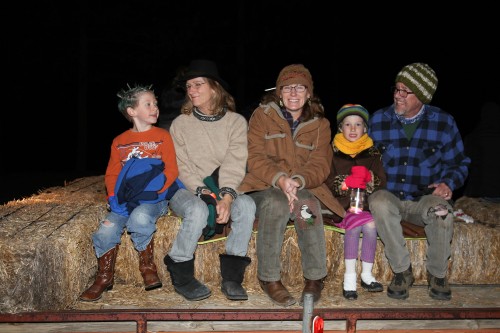At right, the Town Hall Haunted House also sponsored a hayride to the Nature Center and back as part of the Halloween entertainment during October weekends.Photo by Cheryl Basye 