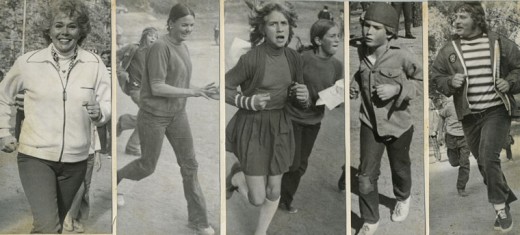 All ages joined in the Jog-a-Thon sponsored by the Parents Club in November 1974. They had one goal in mind: Raise enough money to buy playground equipment for the recently blacktopped playground at Idyllwild School.File photo 