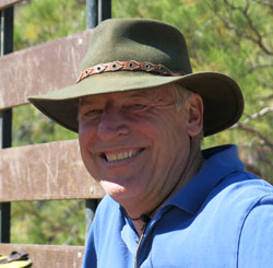 Dr. Frank Vernon, research seismologist at Scripps Institution of Oceanography and UCSD, spoke in Anza about the San Jacinto Fault zone and the Anza broadband and strong motion seismic monitoring network. Photo courtesy Frank Vernon 