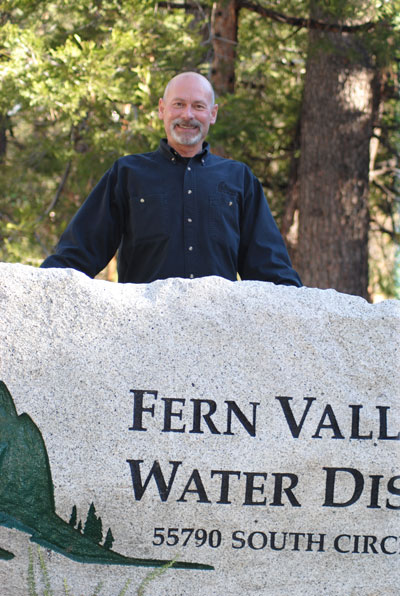 Steve Erler, general manager of Fern Valley Water District, plans to retire at the end of June 2016. Photo by JP Crumrine