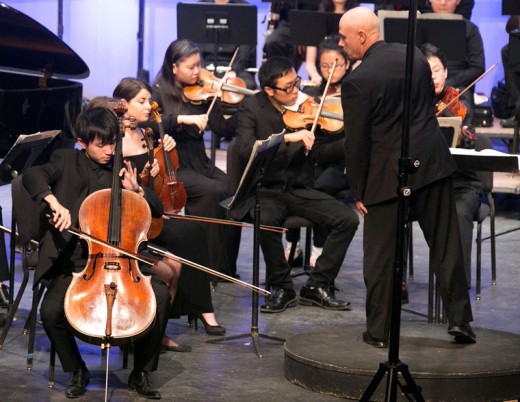 Idyllwild Arts held a first-time Intermester orchestra concert Saturday afternoon on campus. The students had four days to prepare and learn the three concert pieces, which they performed with grandeur.Photo by Jenny Kirchner