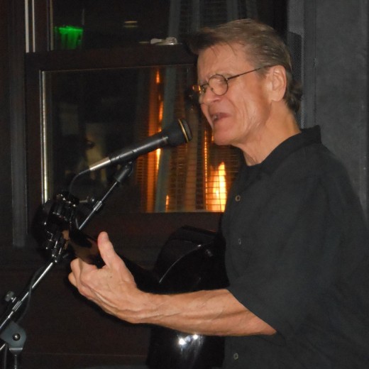 Willy B. performing at Ferro Restaurant last Friday night to an enthusiastic crowd.Photo by Becky Clark 