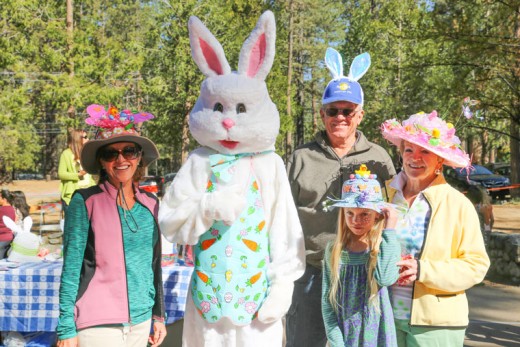 Easter bonnets were on display Saturday at the annual Easter Egg Hunt held at the Idyllwild Community Center site. Photo by Cheryl Basye