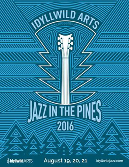 The poster for the 2016 Jazz in the Pines festival. Photo courtesy John Newman