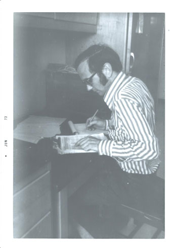 John Laundré as a young scientist. Photo courtesy Dr. John Laundré