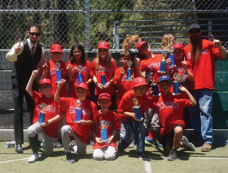 The Angels won the Majors Division of the Town Hall Youth Baseball League Saturday.Photo by Chandra Lynn