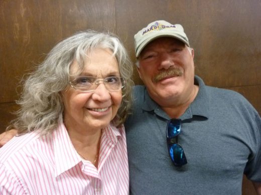 The two new Art Alliance of Idyllwild board members are Jacque Swerdfeger and Zack Steinhaus. Steinhaus is past-president for the Royal Pines Homeowners Association, and led security for Animal Rescue Friends. Prior to moving to Idyllwild, he had  been a teacher since 1980, the last 21 years of his career as a vice principal of vocational education. Swerdfeger also is a retired teacher. A self-taught artist, she learned to paint while living an isolated existence in the outback of Australia. Her 23 years in education included developing an art curriculum for homebound senior adults. As a trainer she also helped secure government contracts and mentored teachers through workshops at San Diego State University. Photo by Shanna Robb 