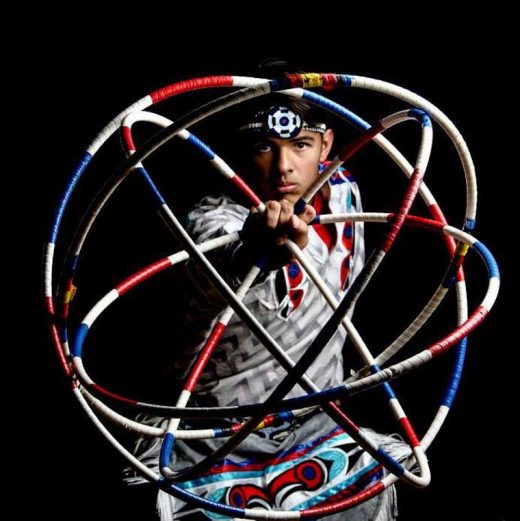 Native American hoop dancer Terry Goedel, five time world champion, dances to conclude the Native American Arts Festival at Idyllwild Arts at 7 p.m. on Friday July 8 on Cargill Commons on the Idyllwild Arts campus with his son Michael (shown).
Photo courtesy of Idyllwild Arts