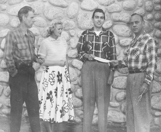 Ernie Maxwell (left) was part of those who founded the first conservation group at ISOMATA (now Idyllwild Arts) in 1952. File photo