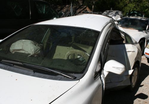 The car that Jennifer Rivera, of Pine Cove, was driving, was towed to Idyllwild Garage this morning.