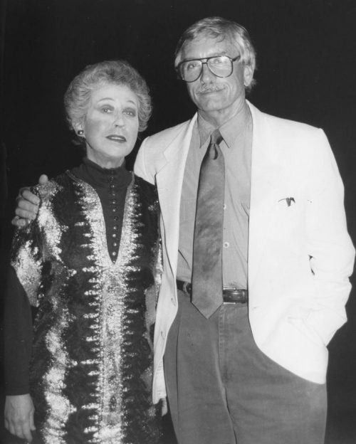 Dr. Jenny Egan, former New York resident and now an Idyllwild local, is seen here with Edward Albee, one of America’s greatest playwrights. Albee is the author of “Who’s Afraid of Virginia Woolf?” and “The Zoo Story,” to name two of his many honored works. Photo courtesy Dr. Jenny Egan 