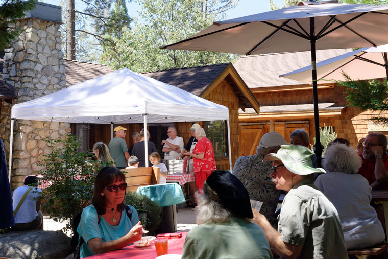 Volunteers with the Idyllwild Area Historical Society hosted an ice cream social on the museum grounds on Saturday, Sept. 3, introducing guests to the interesting and important work performed by the society. Photo by Tom Kluzak