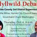 Washington, Milne face off in Idyllwild debate