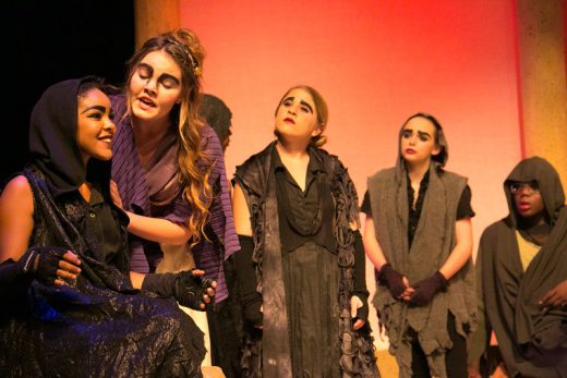 Idyllwild Arts had its first theater production of the year over the weekend. “Medea” is an ancient Greek tragedy written by Euripides, based upon the myth of Jason and Medea and first produced in 431 BC.Photo by Jenny Kirchner