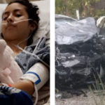 How is Julia Romero, the girl injured in the crash?