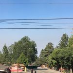 Smoke is from central valley, central coast fires